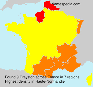 Surname Crayston in France Surname Crayston in France
