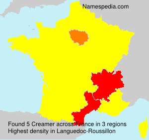 Surname Creamer in France Surname Creamer in France