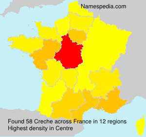 Surname Creche in France Surname Creche in France