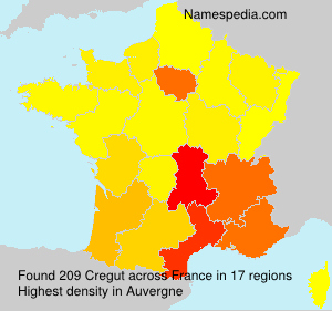 Surname Cregut in France Surname Cregut in France