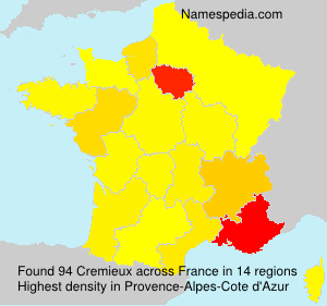 Surname Cremieux in France Surname Cremieux in France