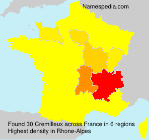 Surname Cremilleux in France Surname Cremilleux in France