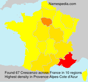 Surname Crescenzo in France Surname Crescenzo in France