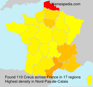 Surname Creus in France Surname Creus in France