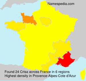 Surname Crisa in France Surname Crisa in France
