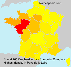 Surname Crochard in France Surname Crochard in France