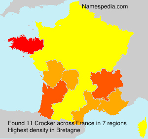 Surname Crocker in France Surname Crocker in France
