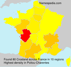 Surname Crosland in France Surname Crosland in France