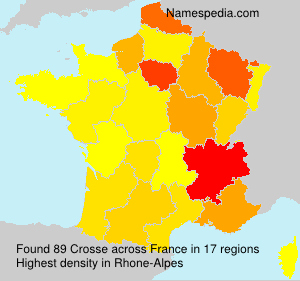Surname Crosse in France Surname Crosse in France