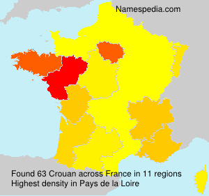 Surname Crouan in France Surname Crouan in France
