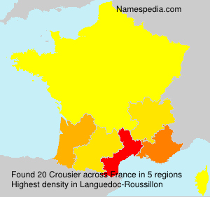 Surname Crousier in France Surname Crousier in France