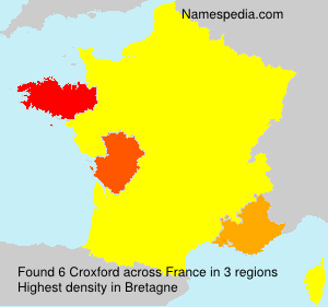 Surname Croxford in France