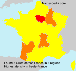 Surname Crum in France Surname Crum in France