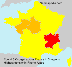 Surname Csorgei in France Surname Csorgei in France