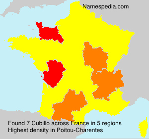 Surname Cubillo in France Surname Cubillo in France