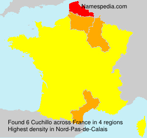 Surname Cuchillo in France Surname Cuchillo in France
