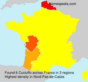 Surname Cuciuffo in France Surname Cuciuffo in France