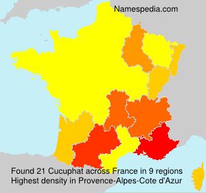 Surname Cucuphat in France Surname Cucuphat in France