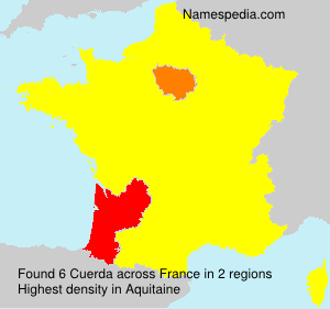 Surname Cuerda in France Surname Cuerda in France