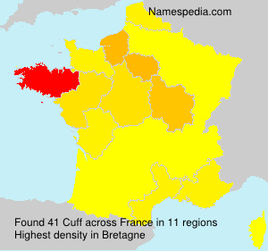 Surname Cuff in France Surname Cuff in France