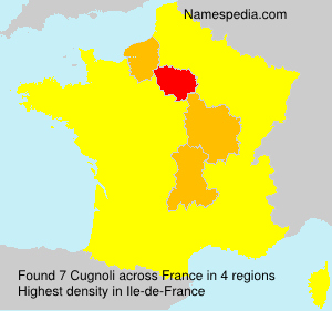 Surname Cugnoli in France Surname Cugnoli in France
