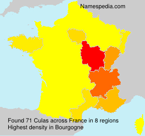 Surname Culas in France Surname Culas in France