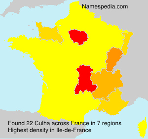 Surname Culha in France Surname Culha in France