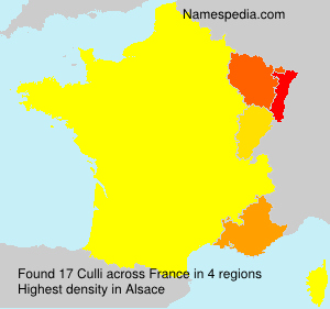 Surname Culli in France Surname Culli in France