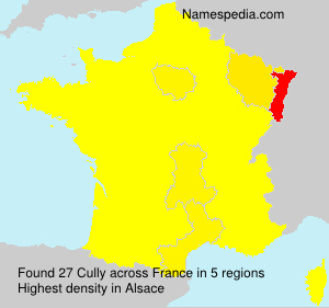Surname Cully in France Surname Cully in France