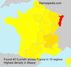 Surname Cunrath in France Surname Cunrath in France