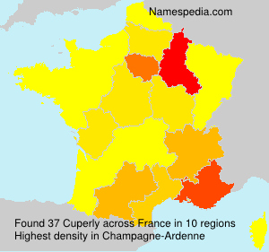 Surname Cuperly in France Surname Cuperly in France