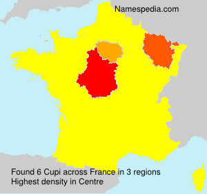 Surname Cupi in France Surname Cupi in France