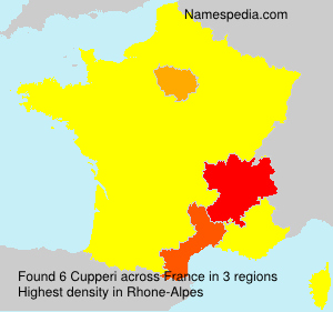 Surname Cupperi in France Surname Cupperi in France