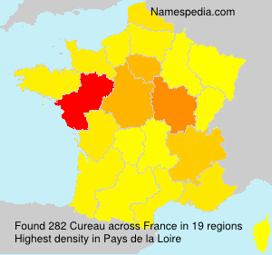 Surname Cureau in France Surname Cureau in France