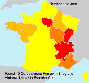 Surname Curey in France Surname Curey in France