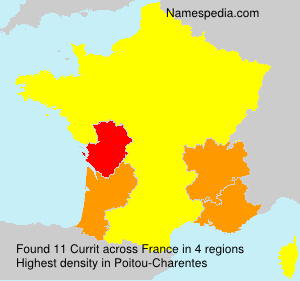 Surname Currit in France Surname Currit in France