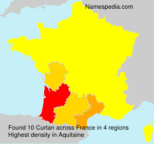 Surname Curtan in France Surname Curtan in France