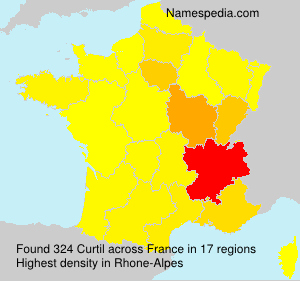 Surname Curtil in France Surname Curtil in France