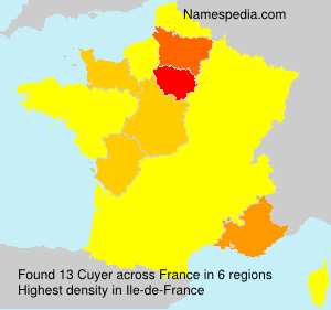 Surname Cuyer in France Surname Cuyer in France