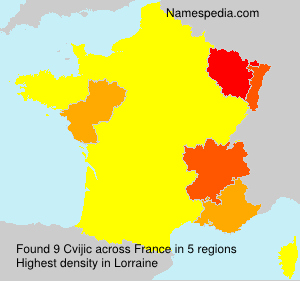 Surname Cvijic in France Surname Cvijic in France
