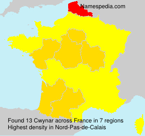Surname Cwynar in France Surname Cwynar in France