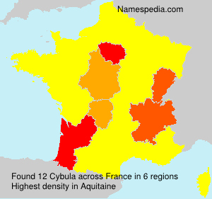 Surname Cybula in France Surname Cybula in France