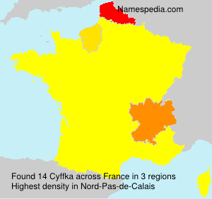 Surname Cyffka in France Surname Cyffka in France
