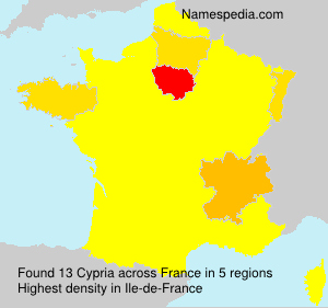 Surname Cypria in France Surname Cypria in France