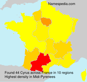 Surname Cyrus in France Surname Cyrus in France