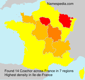 Surname Czachor in France Surname Czachor in France