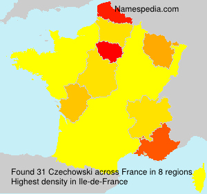 Surname Czechowski in France Surname Czechowski in France