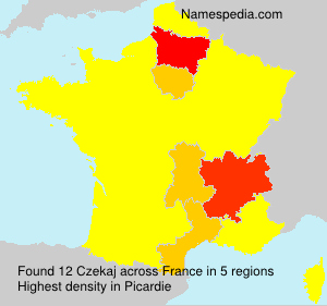 Surname Czekaj in France Surname Czekaj in France