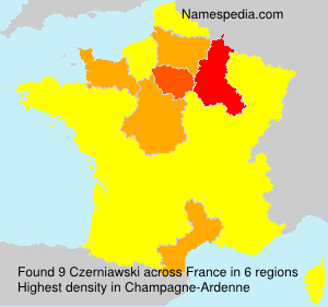 Surname Czerniawski in France Surname Czerniawski in France