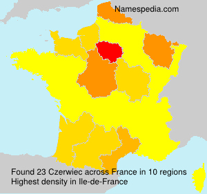 Surname Czerwiec in France Surname Czerwiec in France